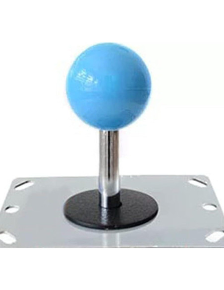 Cabeza de Joystick Redondo Balltop 35mm M6 Lasenersm - Azul y Rojo