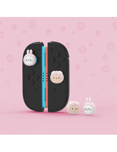 Agarraderas para Pulgares PlayVital para Nintendo Switch 2 - Silicona Kawaii