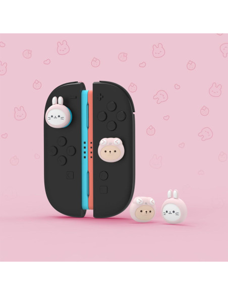 Agarraderas para Pulgares PlayVital para Nintendo Switch 2 - Silicona Kawaii