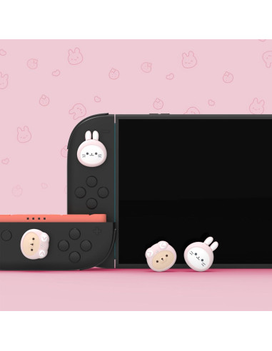 Agarraderas para Pulgares PlayVital para Nintendo Switch 2 - Silicona Kawaii