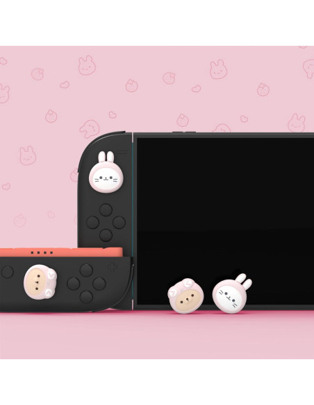 Agarraderas para Pulgares PlayVital para Nintendo Switch 2 - Silicona Kawaii