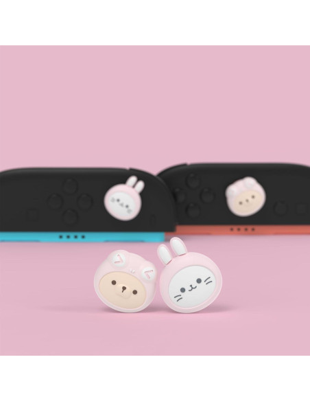 Agarraderas para Pulgares PlayVital para Nintendo Switch 2 - Silicona Kawaii