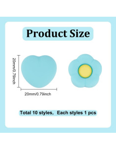 Caps de Agarre para Pulgares HOBBIESAY para PS4/PS5 - 10 Piezas 2