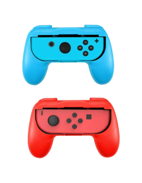 Agarres Joy-Con para Nintendo Switch Laimax - 2 Pack Rojo/Azul