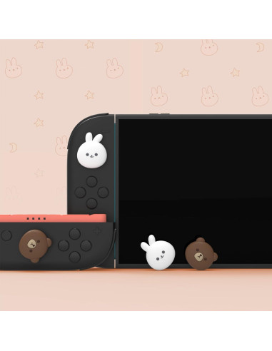 Agarraderas para Pulgar PlayVital para Nintendo Switch 2 - Silicona