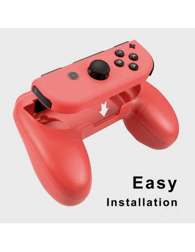 Agarres Joy-Con para Nintendo Switch Laimax - 2 Pack Rojo/Azul