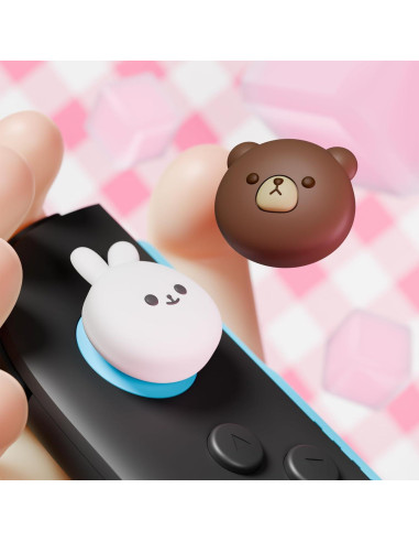 Agarraderas para Pulgar PlayVital para Nintendo Switch 2 - Silicona