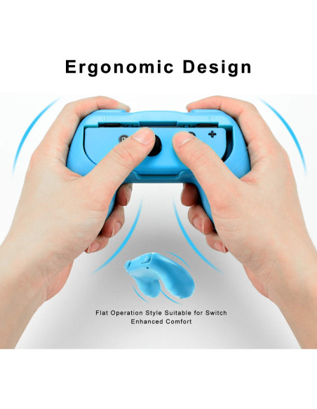 Agarres Joy-Con para Nintendo Switch Laimax - 2 Pack Rojo/Azul