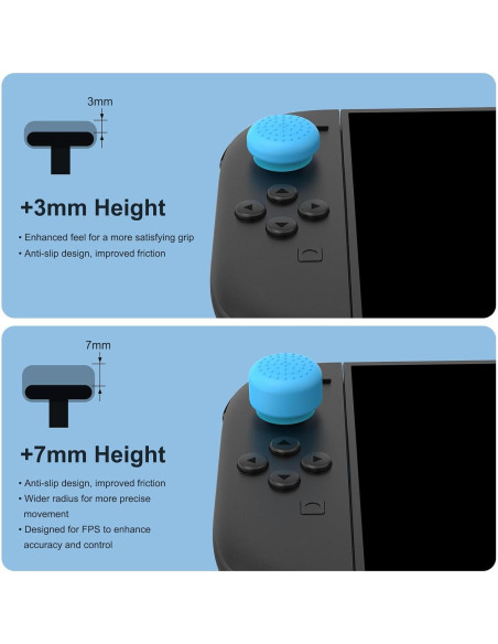 Agarraderas WEOTOO para Nintendo Switch 2 - Paquete de 8