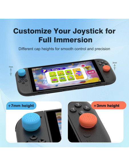 Agarraderas WEOTOO para Nintendo Switch 2 - Paquete de 8