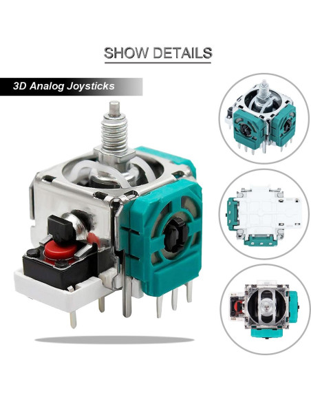 Kit de Reparación Joysticks Analógicos 3D DKARDU para Xbox Elite 2