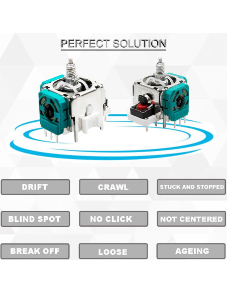 Kit de Reparación Joysticks Analógicos 3D DKARDU para Xbox Elite 2