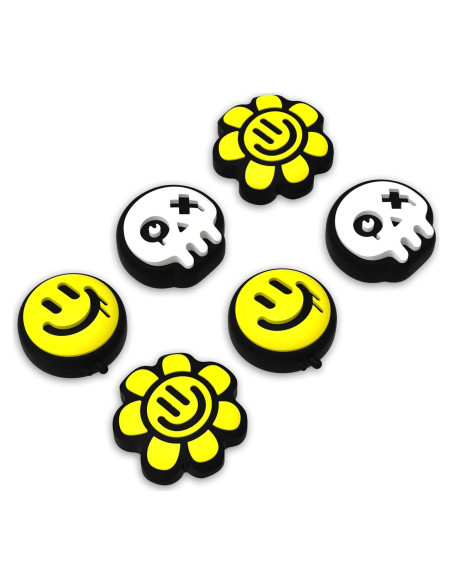 Agarraderas para Pulgar PlayVital para Nintendo Switch 2 - 6 Tapas de Silicona