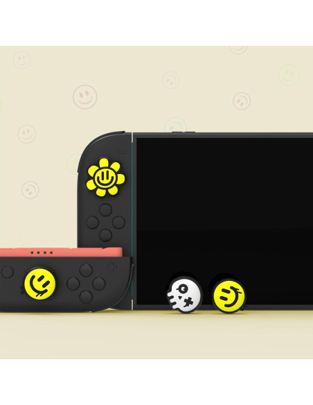 Agarraderas para Pulgar PlayVital para Nintendo Switch 2 - 6 Tapas de Silicona