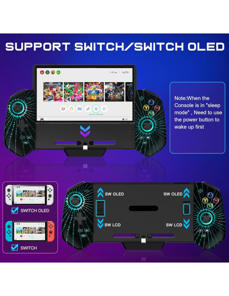 Controlador Pro con Joystick Hall NinjaPlusOX para Nintendo Switch