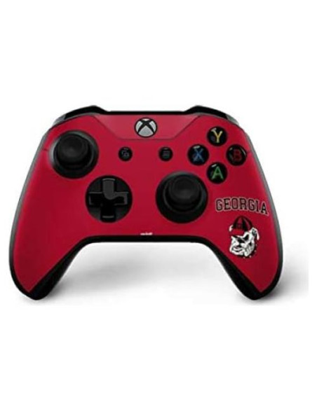 Piel de juego Skinit para controlador Xbox One X - Bulldogs UGA Piel de juego Skinit para controlador Xbox One X - Bulldogs UGA