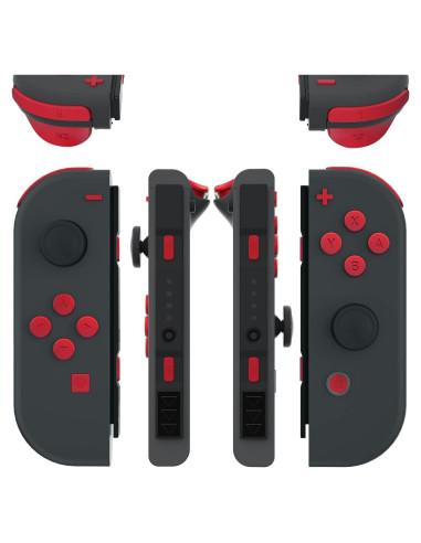 Juego de Botones eXtremeRate Rojo para Nintendo Switch JoyCon