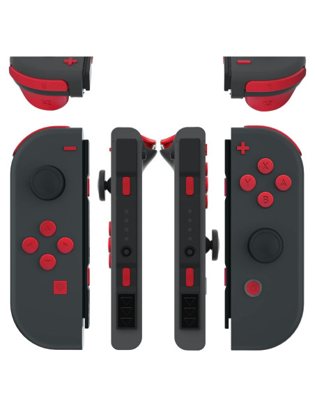 Juego de Botones eXtremeRate Rojo para Nintendo Switch JoyCon