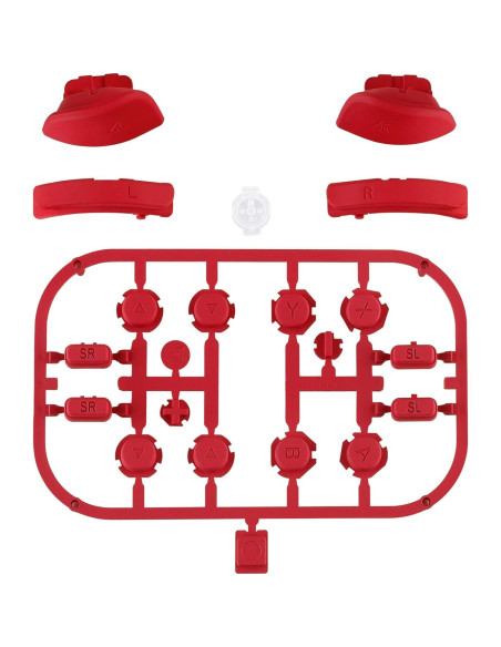 Juego de Botones eXtremeRate Rojo para Nintendo Switch JoyCon