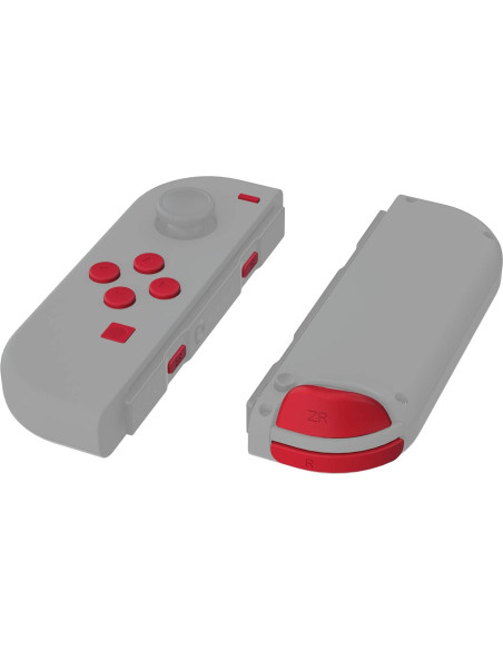 Juego de Botones eXtremeRate Rojo para Nintendo Switch JoyCon