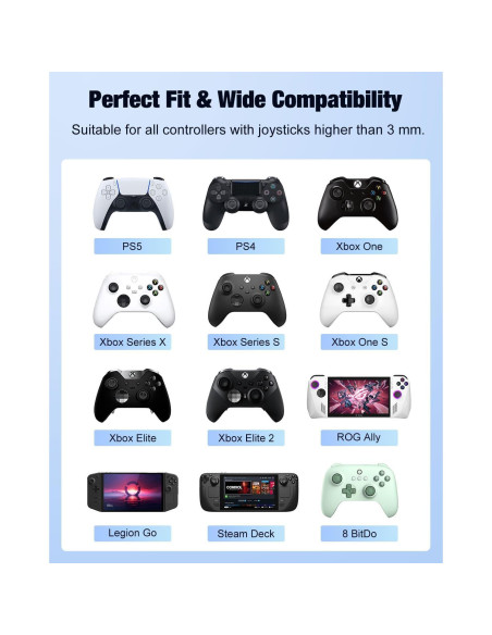 Protectores de Joystick MoKo 10M Anti-Rasguños Compatible PS5/Xbox