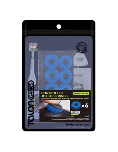 Anillos de Joystick TALONGAMES Azul Suave 4H - 6 Piezas