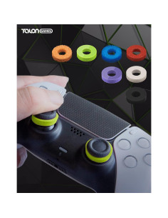 Anillos de Joystick TALONGAMES Azul Suave 4H - 6 Piezas 2