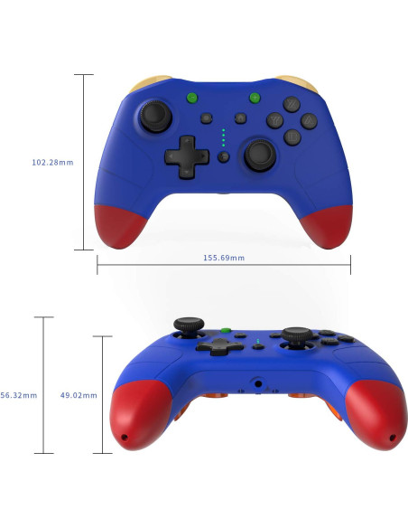 Controlador Inalámbrico Mayfan para Nintendo Switch con Turbo