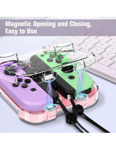 Funda de Almacenamiento Fintie Rosa para Joy-Con Nintendo Switch 2