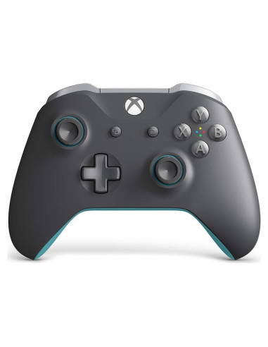 Controlador Inalámbrico Xbox One Microsoft Gris/Azul Renovado