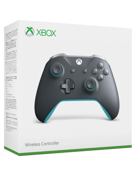 Controlador Inalámbrico Xbox One Microsoft Gris/Azul Renovado