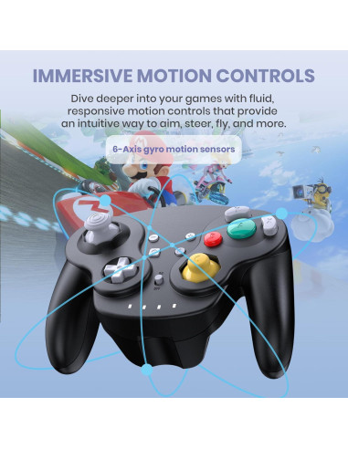 Controladores Inalámbricos Estilo GameCube SAFFUN para Switch