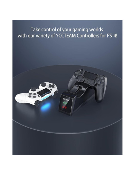 Controlador Inalámbrico YCCTEAM para PS4 Slim y PC con Vibración