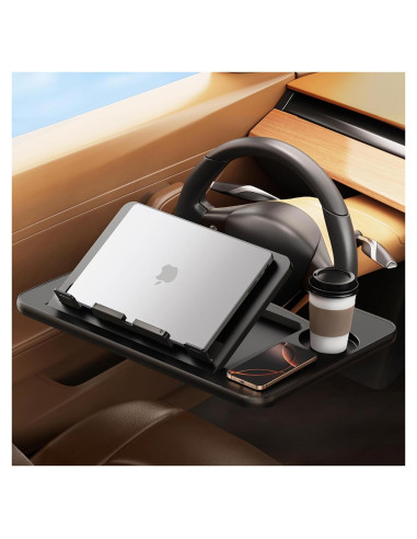 Mesa de Bandeja para Volante DICMKY Ajustable 45.7x33.4cm