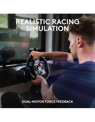 Volante de Carreras Logitech G29 con Pedales y Auriculares A10