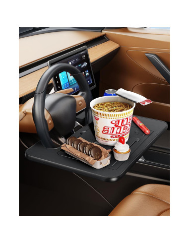 Mesa de Bandeja para Volante DICMKY Ajustable 45.7x33.4cm