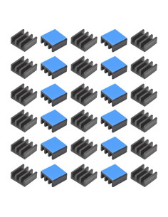 30 Disipadores de Calor de Aluminio 11x11x5mm COOLTEX