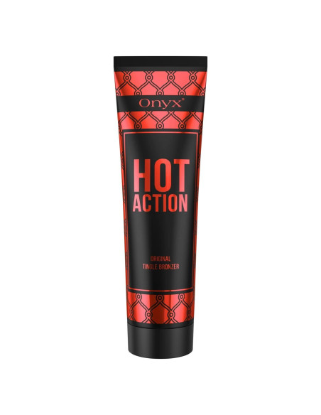 Loción bronceadora Onyx Hot Action Tingle 166g - Intensificador