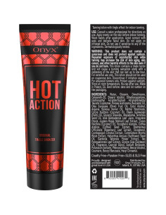 Loción bronceadora Onyx Hot Action Tingle 166g - Intensificador 2