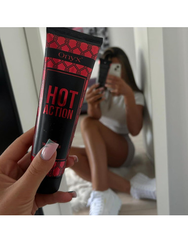 Loción bronceadora Onyx Hot Action Tingle 166g - Intensificador