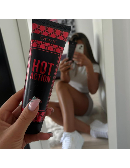 Loción bronceadora Onyx Hot Action Tingle 166g - Intensificador
