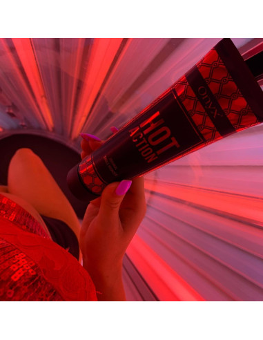 Loción bronceadora Onyx Hot Action Tingle 166g - Intensificador