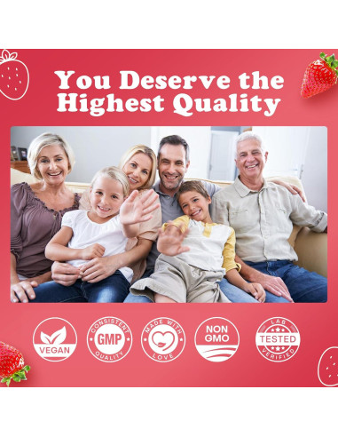 Gomitas de Glucosamina y Condroitina ArtsBear 90 Unidades Sabor Fresa