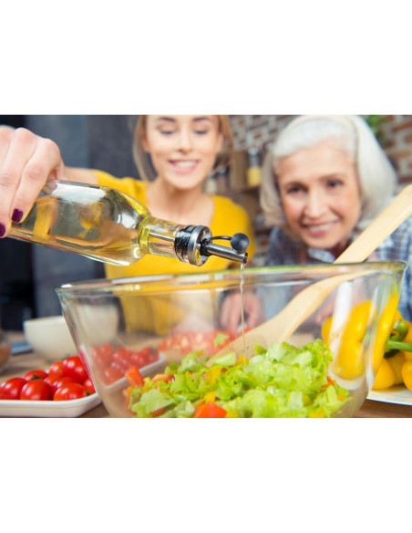 Paquete de 100 vertedores de licor acero inoxidable con tapa