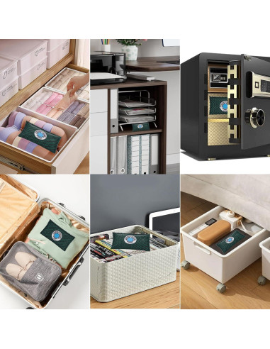 Paquete Deshidratante Recargable FUNOUO 100g - 5 Unidades