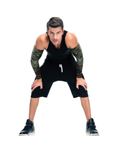 Mangas de Protección UV Unisex Bememo - 9 Pares de Seda de Hielo