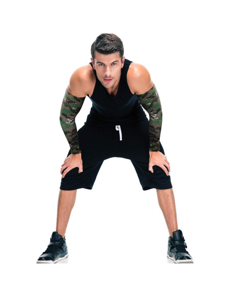 Mangas de Protección UV Unisex Bememo - 9 Pares de Seda de Hielo