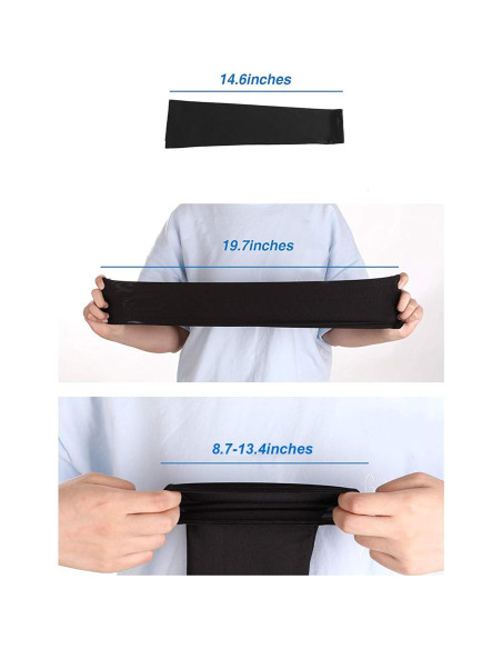 Mangas de Protección UV Unisex Bememo - 9 Pares de Seda de Hielo