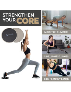 Deslizadores de Núcleo Limm para Ejercicio - Juego de 2 2