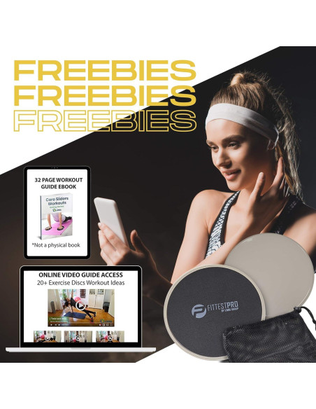 Deslizadores de Núcleo Limm para Ejercicio - Juego de 2